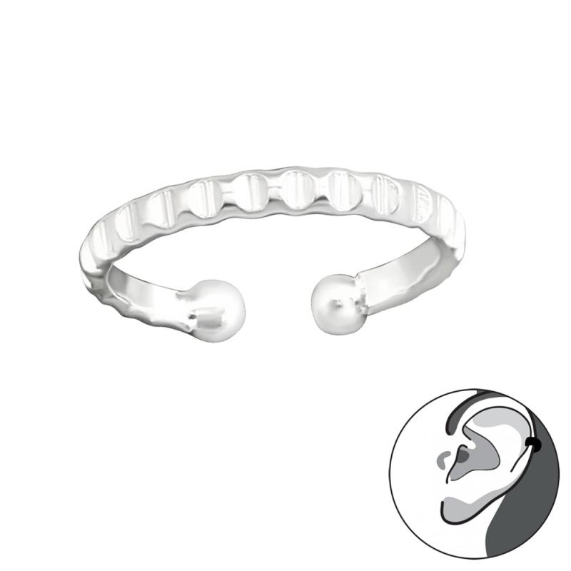 Cercel ear cuff din argint model cerc fatetat DiAmanti DIA30577 (Argint 925‰ 0,2 g.)