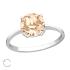 Inel argint cu cristal Swarovski Peach DiAmanti DIA38272 (Argint 925‰ 1,55 g.)