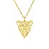 Lantisor din argint placat cu aur galben 18K cu pandantiv leopard DiAmanti DIA40414 (Argint 925‰ 1,4 g.)