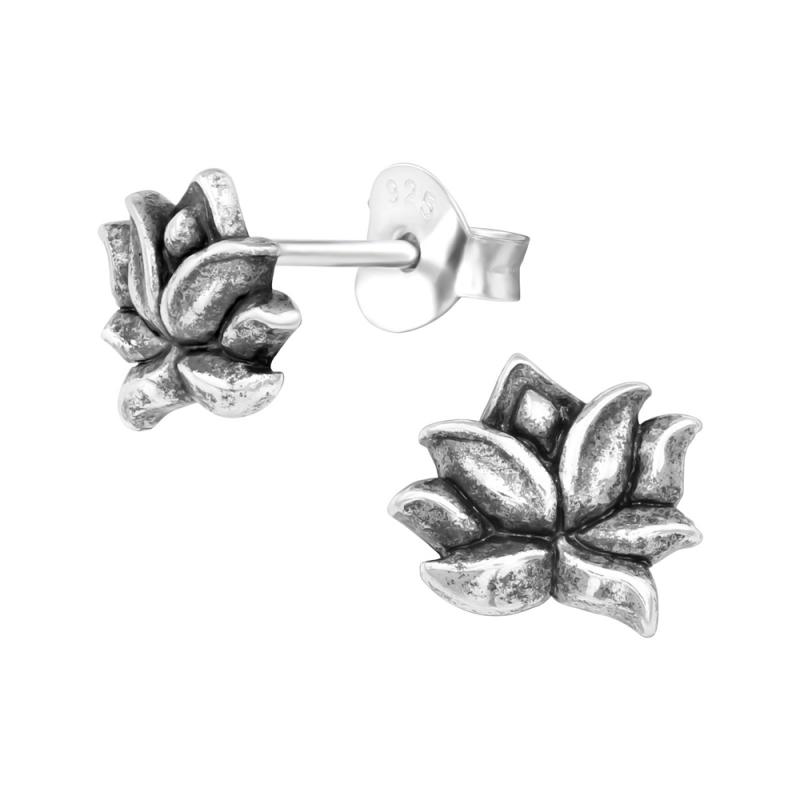 Cercei din argint Floare Lotus Vintage DiAmanti DIA39522 (Argint 925‰ 0,95 g.)