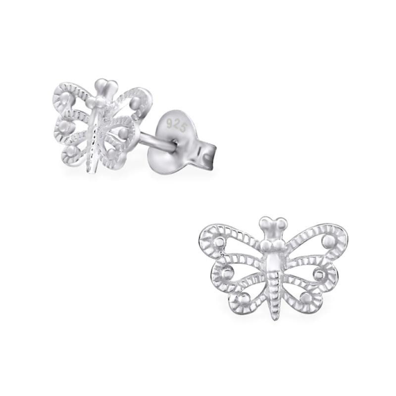Cercei din argint fluture DiAmanti DIA30430 (Argint 925‰ 0,7 g.)