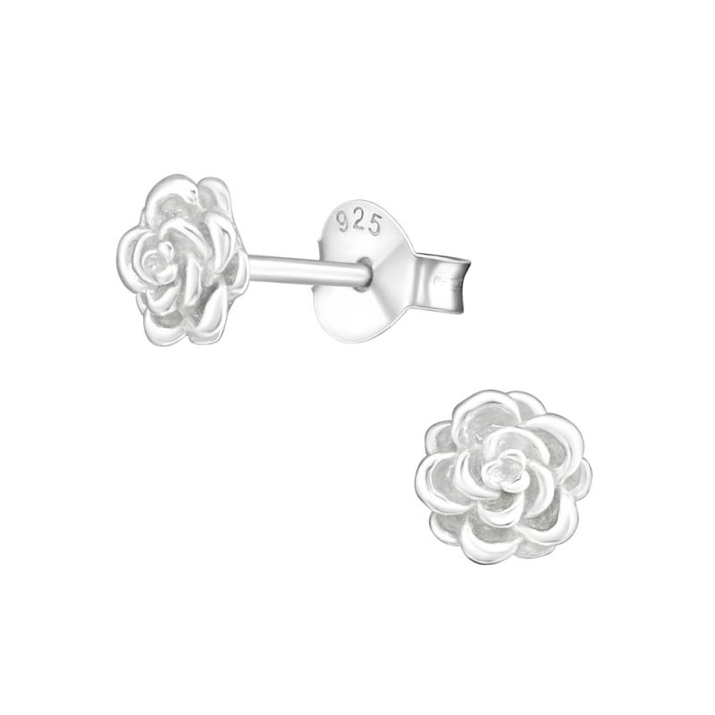 Cercei din argint trandafir 3D DiAmanti DIA25218 (Argint 925‰ 0,65 g.)