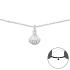 Choker argint cu scoica DiAmanti DIA34708 (Argint 925‰ 1,35 g.)