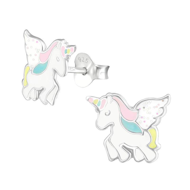 Cercei copii argint unicorn DiAmanti DIA35141